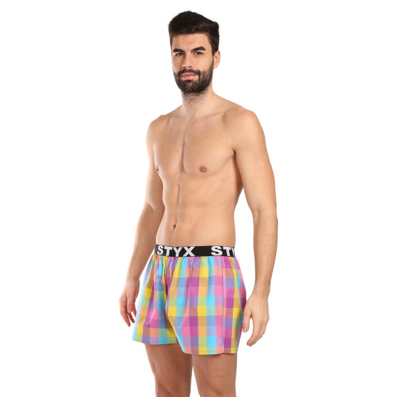 Herenboxershort Styx sport elastisch meerkleurig (B1028)