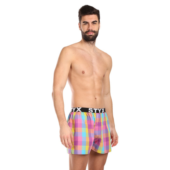 Herenboxershort Styx sport elastisch meerkleurig (B1028)