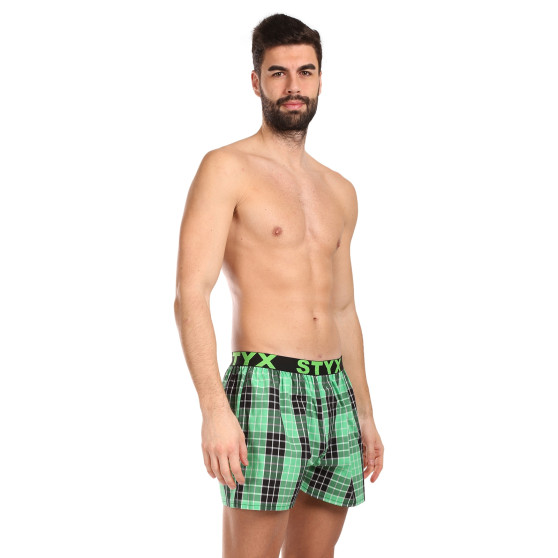 Herenboxershort Styx sport elastisch meerkleurig (B1029)