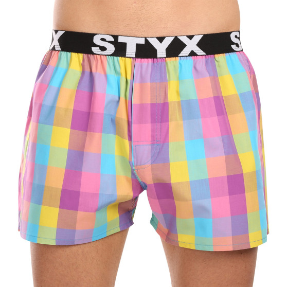 3PACK Herenboxershort Styx sport elastisch meerkleurig (3B102729)