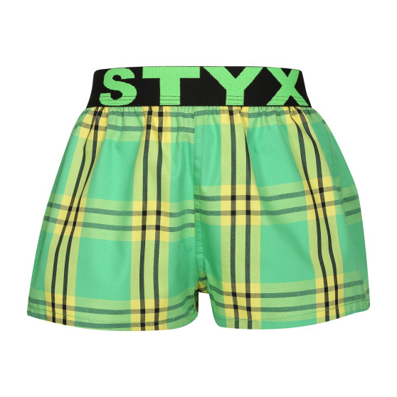 Kindershort Styx sportelastiek veelkleurig (BJ1011)