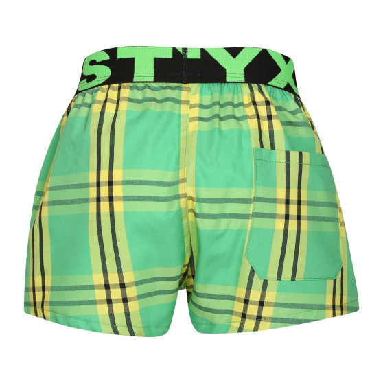 Kindershort Styx sportelastiek veelkleurig (BJ1011)