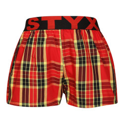 Kindershort Styx sportelastiek veelkleurig (BJ1014)