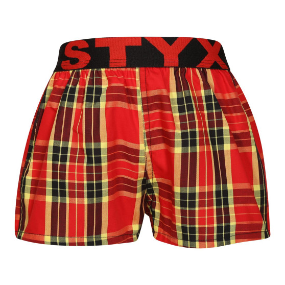 Kindershort Styx sportelastiek veelkleurig (BJ1014)