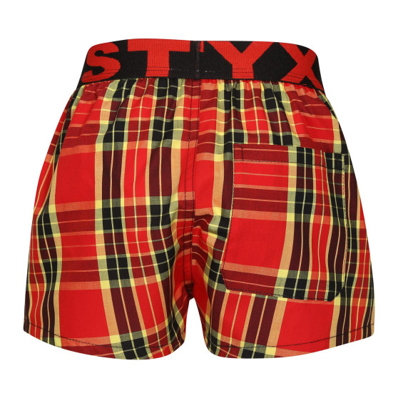 Kindershort Styx sportelastiek veelkleurig (BJ1014)