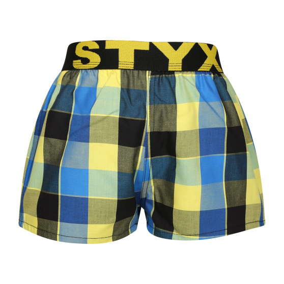 Kindershort Styx sportelastiek veelkleurig (BJ1015)