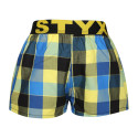 Kindershort Styx sportelastiek veelkleurig (BJ1015)