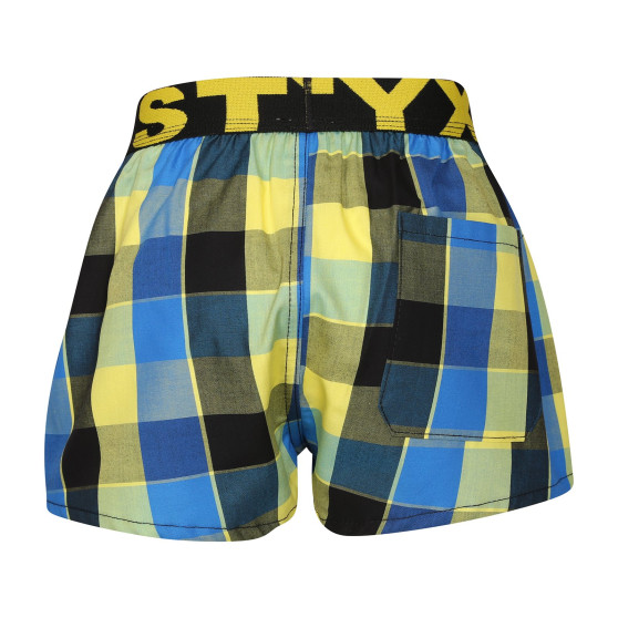 Kindershort Styx sportelastiek veelkleurig (BJ1015)