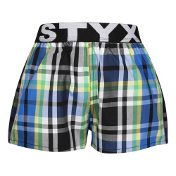 Kindershort Styx sportelastiek veelkleurig (BJ1017)