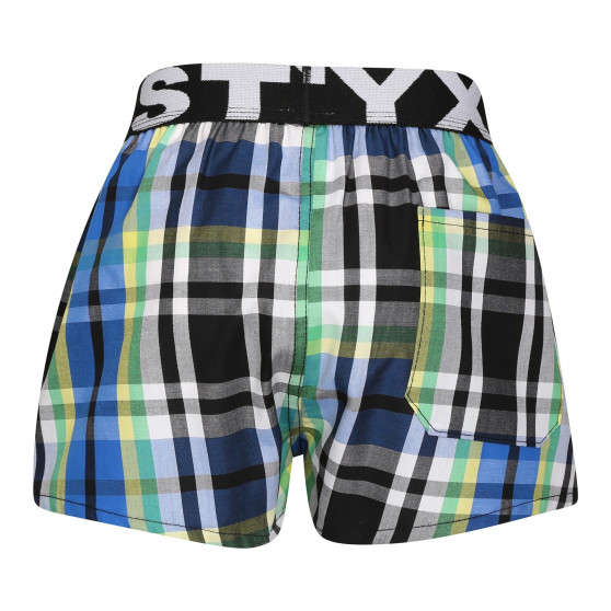 Kindershort Styx sportelastiek veelkleurig (BJ1017)