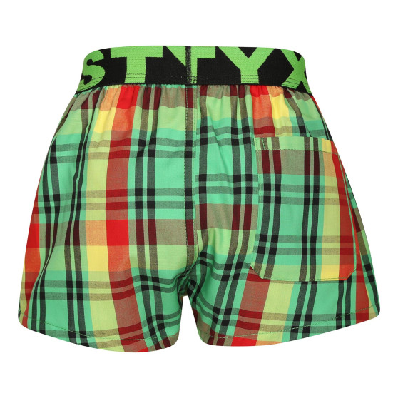 Kindershort Styx sportelastiek veelkleurig (BJ1018)