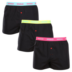 3PACK Herenboxershort HUGO zwart (50510216 005)