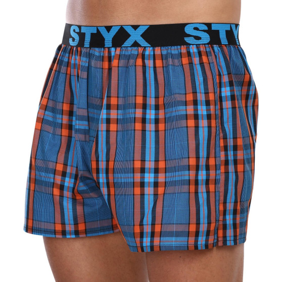 3PACK Herenboxershort Styx sport elastisch meerkleurig (3B100710)