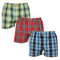 3PACK Herenboxershort Styx classic elastisch meerkleurig (3A102123)