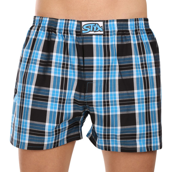 3PACK Herenboxershort Styx classic elastisch meerkleurig (3A102123)