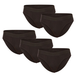 5PACK herenslip Nedeto zwart (5NDTS001)