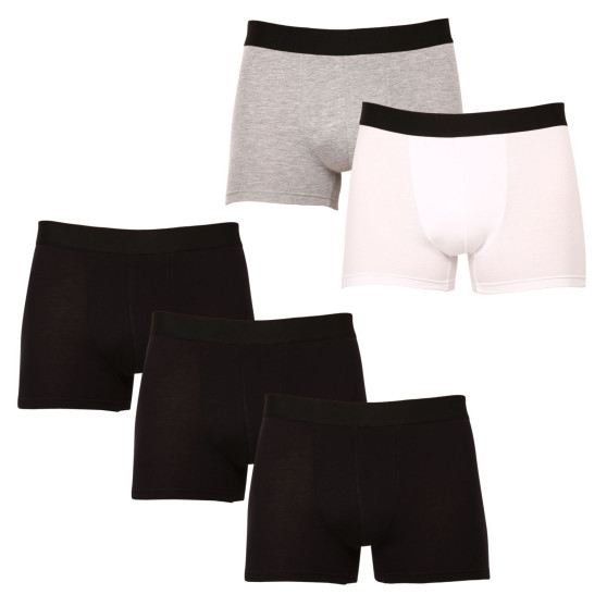 5PACK herenboxershort Nedeto veelkleurig (5NDTB1002)