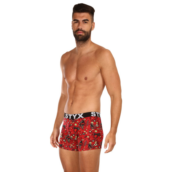 3PACK herenboxershort Styx lang kunst sport elastisch meerkleurig (3U13714)