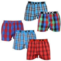 5PACK Herenboxershort Styx sport elastisch meerkleurig (5B093120)