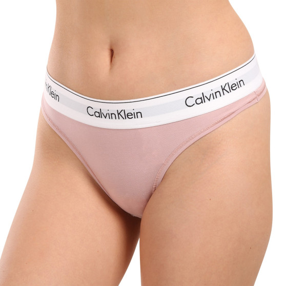 Dames string Calvin Klein roze (F3786E-TQO)