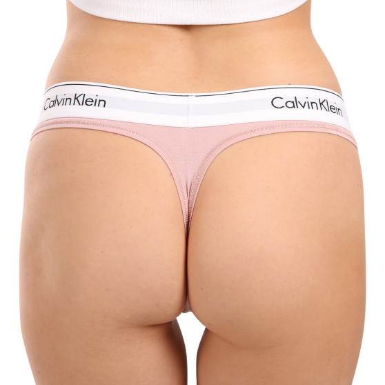 Dames string Calvin Klein roze (F3786E-TQO)