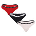 3PACK dames string Tommy Hilfiger veelkleurig (UW0UW02829 0WS)