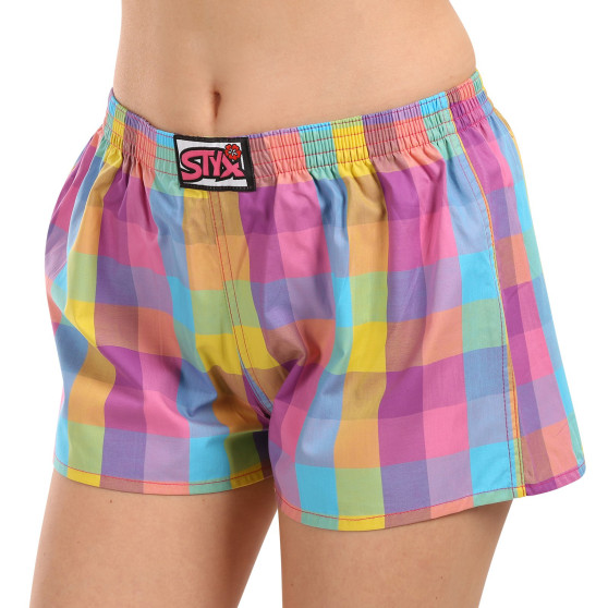 3PACK Damesboxershorts Styx klassiek elastisch meerkleurig (3K102128)