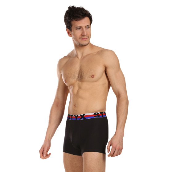 3PACK herenboxershort Styx sport elastisch zwart driekleur (3G1960)