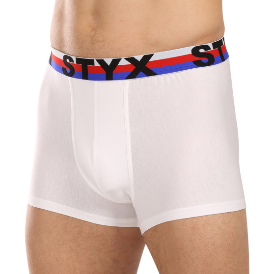 3PACK herenboxershort Styx sport elastisch wit driekleur (3G2061)