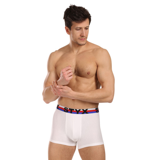 3PACK herenboxershort Styx sport elastisch wit driekleur (3G2061)