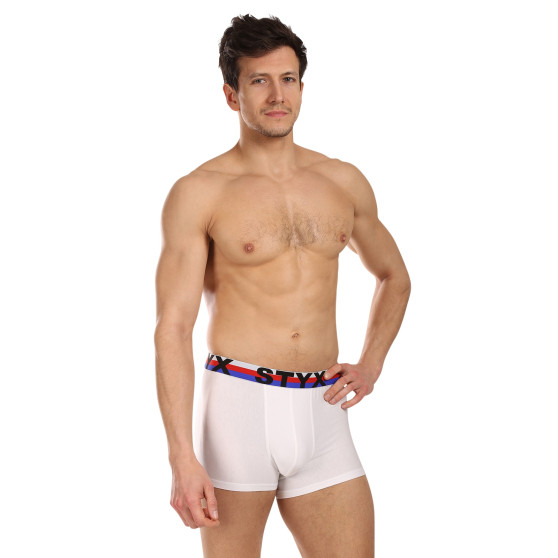 3PACK herenboxershort Styx sport elastisch wit driekleur (3G2061)