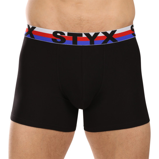 3PACK herenboxershort Styx lang sportelastisch veelkleurig driekleurig (3U19001)