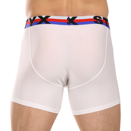 3PACK herenboxershort Styx lang sportelastisch wit driekleur (3U2061)