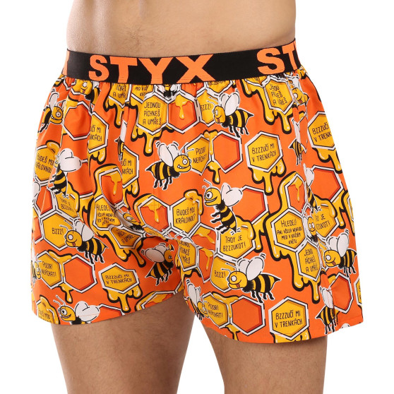 Herenboxershort Styx kunst sport rubber bijen (B01654/2)