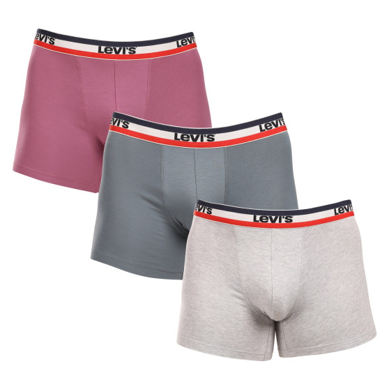 3PACK herenboxershort Levis veelkleurig (100002870 011)