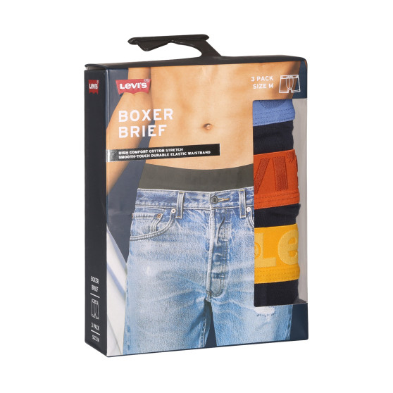 3PACK herenboxershort Levis veelkleurig (905045001 024)