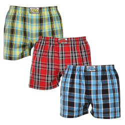 3PACK Herenboxershort Styx classic rubber oversized veelkleurig (3E102123)