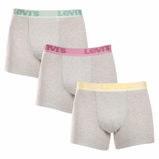 3PACK herenboxershort Levis veelkleurig (905045001 025)