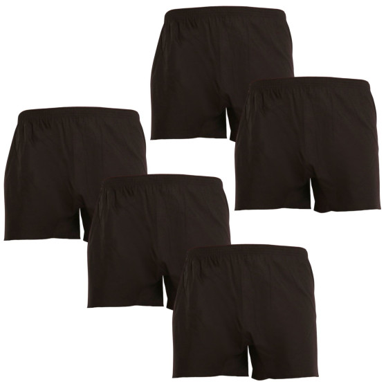 5PACK Herenboxershort Nedeto zwart (5NDTT001)