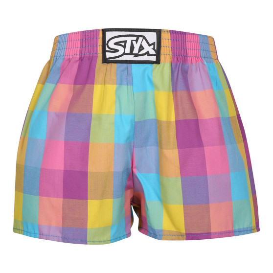 3PACK kindershort Styx classic elastisch meerkleurig (3J102729)