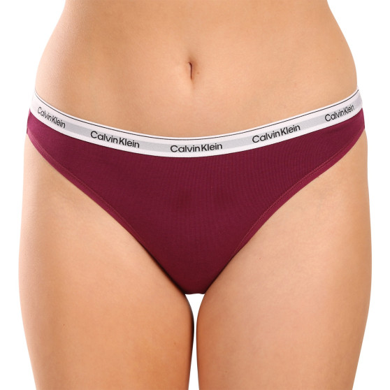 3PACK Dames slip Calvin Klein veelkleurig (QD5207E-NP6)