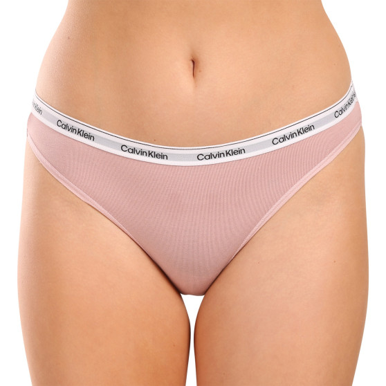 3PACK Dames slip Calvin Klein veelkleurig (QD5207E-NP6)