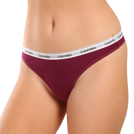 3PACK dames string Calvin Klein veelkleurig (QD5209E-NP6)