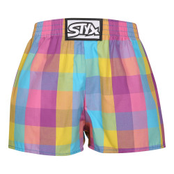 Kindershort Styx klassiek elastisch meerkleurig (J1028)