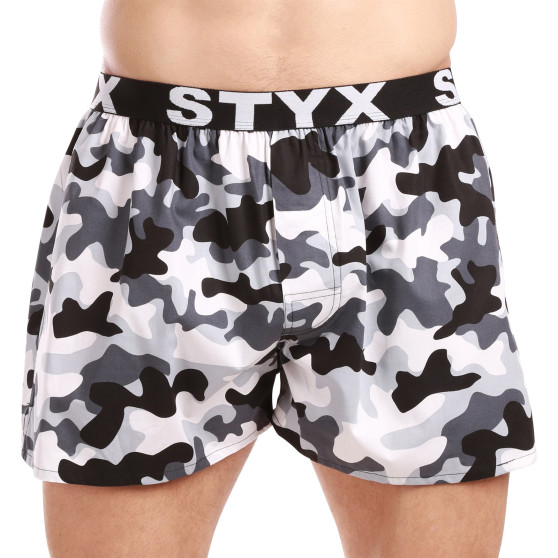 Herenboxershort Styx kunst sport rubber camouflage (B1457)