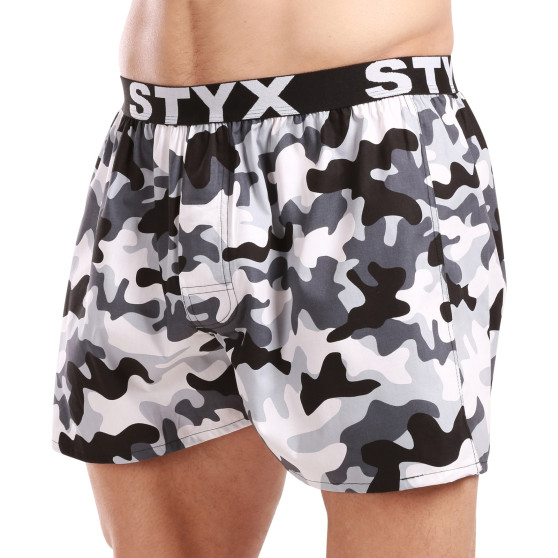 Herenboxershort Styx kunst sport rubber camouflage (B1457)