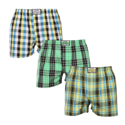 3PACK Herenboxershort Styx classic elastisch meerkleurig (3A102129)