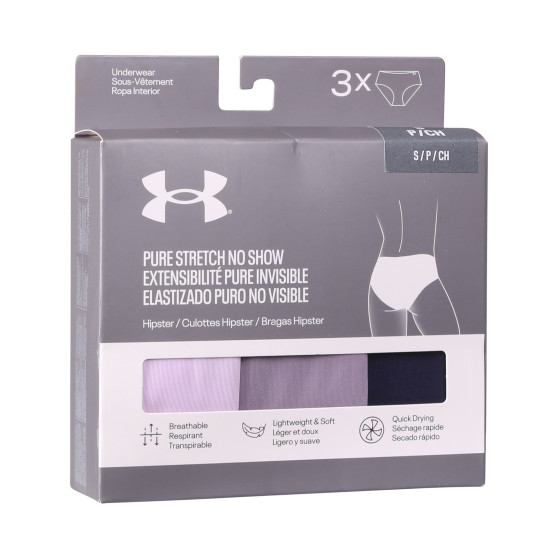 3PACK Dames slip Under Armour veelkleurig (1383895 543)