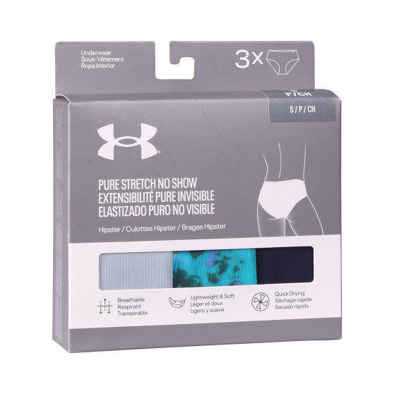 3PACK Dames slip Under Armour veelkleurig (1383896 100)