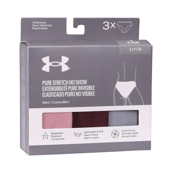 3PACK Dames slip Under Armour veelkleurig (1383897 697)